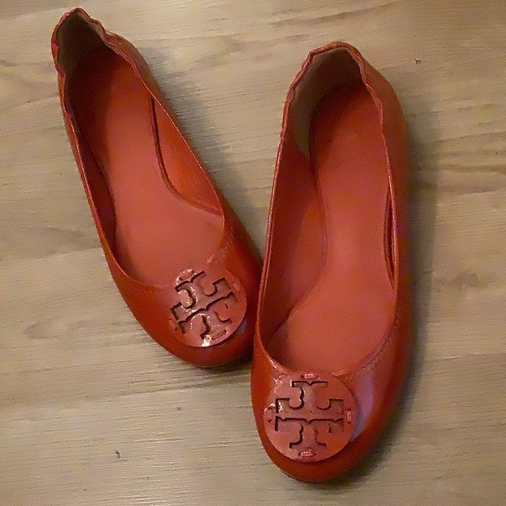 Like New Tory Burch Reva Patent Leather Flats